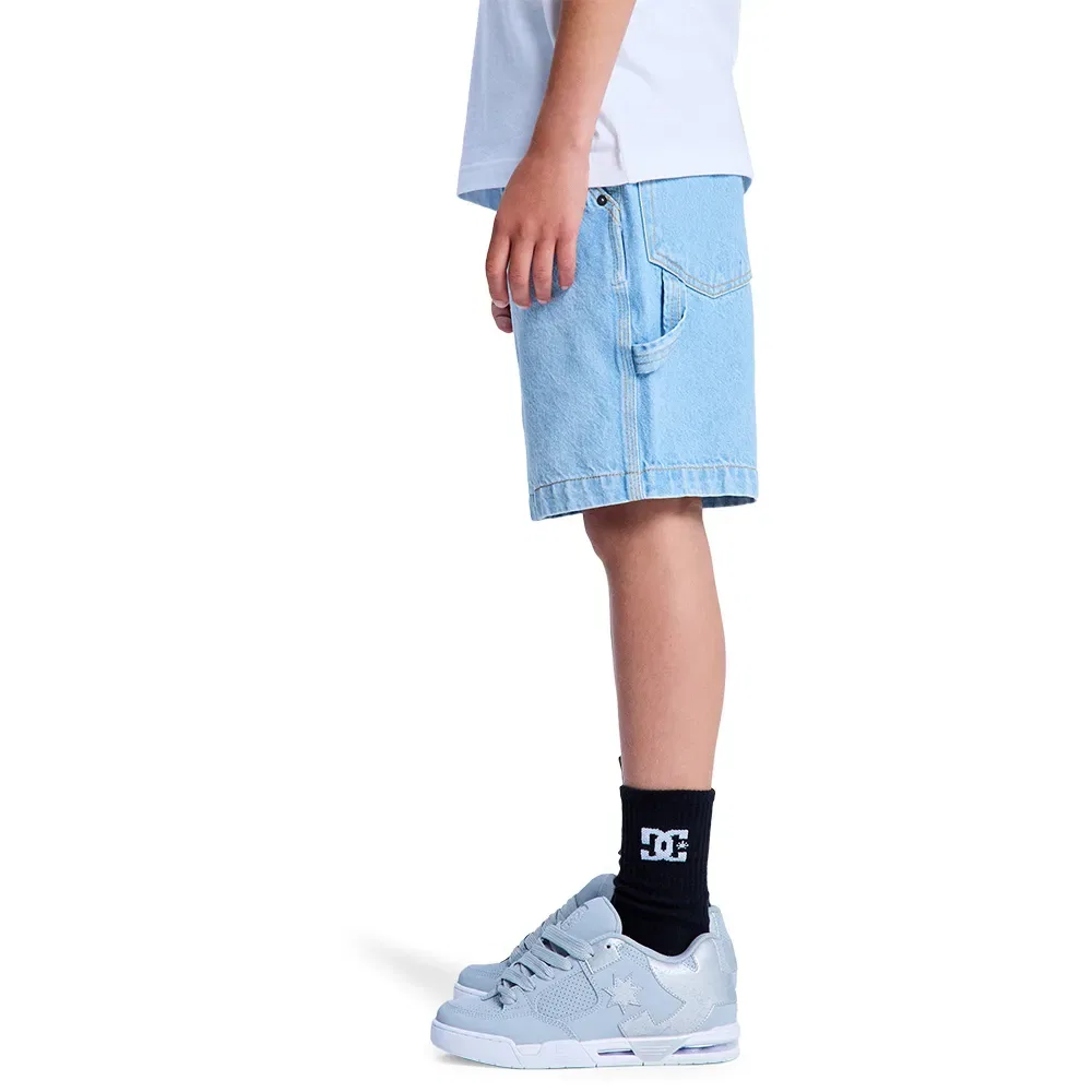 Шорты джинсовые Carpenter Baggy Fit Dc Shoes, синий — фото 3