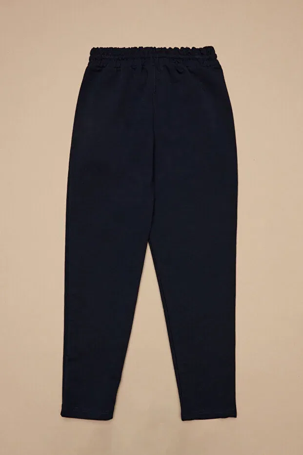 Детские спортивные штаны для мальчиков с принтом Fulla Moda, Navy Blue — фото 3