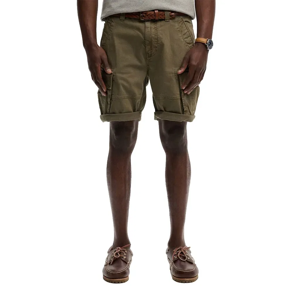 Мужские шорты карго с шестью карманами Superdry Core, Green
