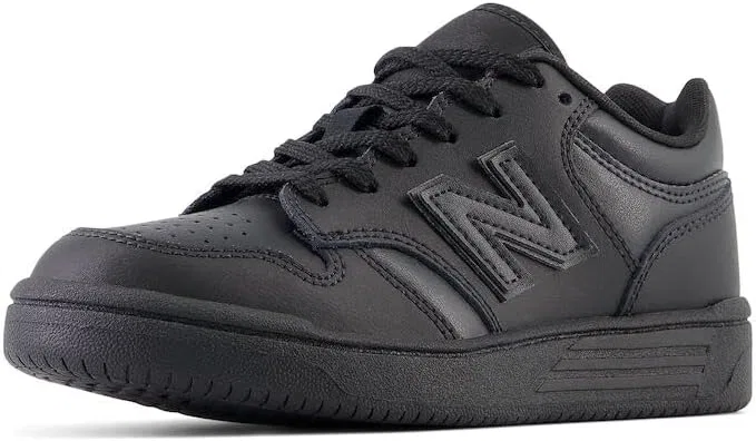 Детские кроссовки для девочек со шнуровкой 480 V1 New Balance, Black