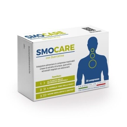 

HERBIT Smocare с кверцетином, добавка для здоровья легких, 20 жевательных таблеток