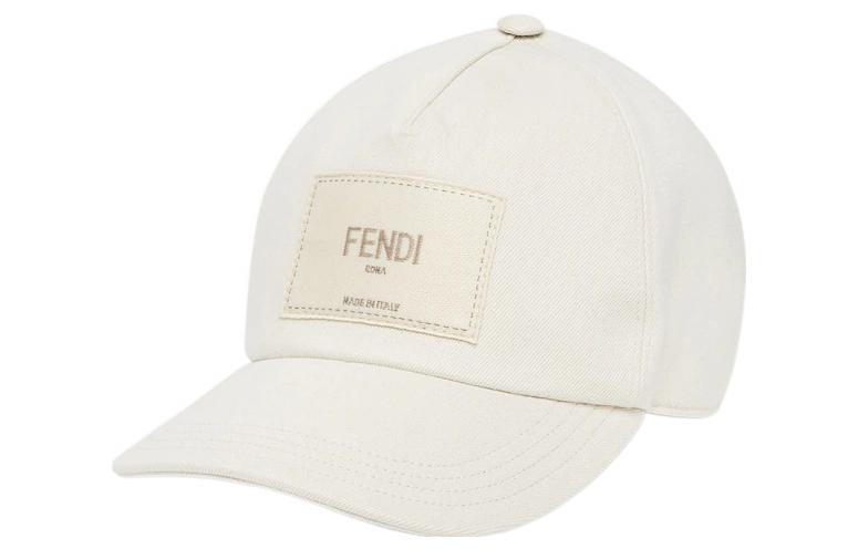 

Хлопковая бейсболка Men's FENDI, белый