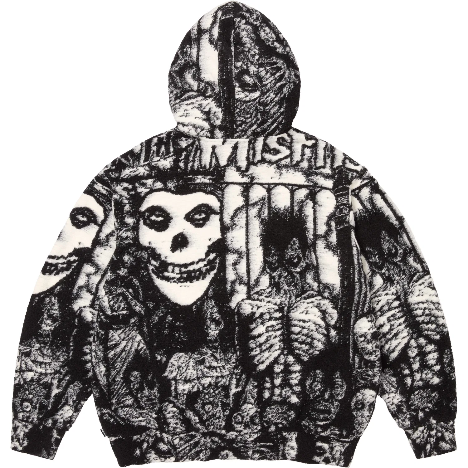 Толстовка на молнии The Misfits SS26 WEEK7, унисекс Supreme, Black — фото 3