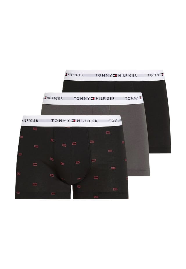 

Фирменные брюки короткие 3 пары пояс с логотипом Tommy Hilfiger, мультиколор