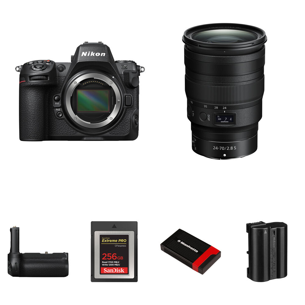 

Беззеркальная камера Nikon Z8 Mirrorless Camera with 24-70mm f/2.8 Lens and