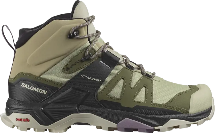 

Кроссовки Wmns X Ultra 4 Mid GORE-TEX 'Alfalfa Deep Lichen Green', зеленый