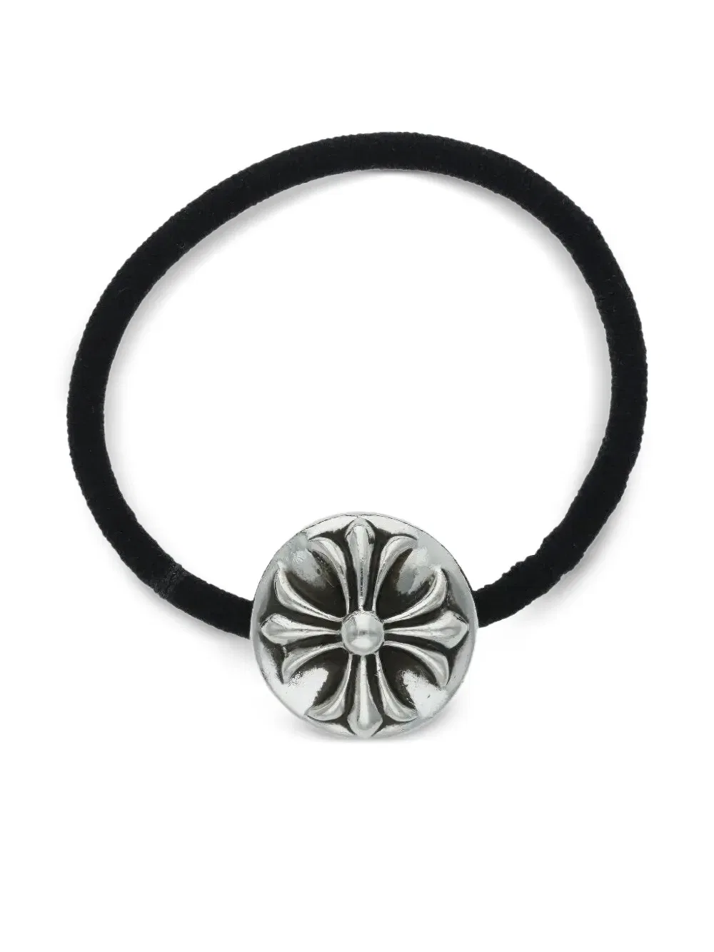 Резинка для волос в форме креста Chrome Hearts, черный