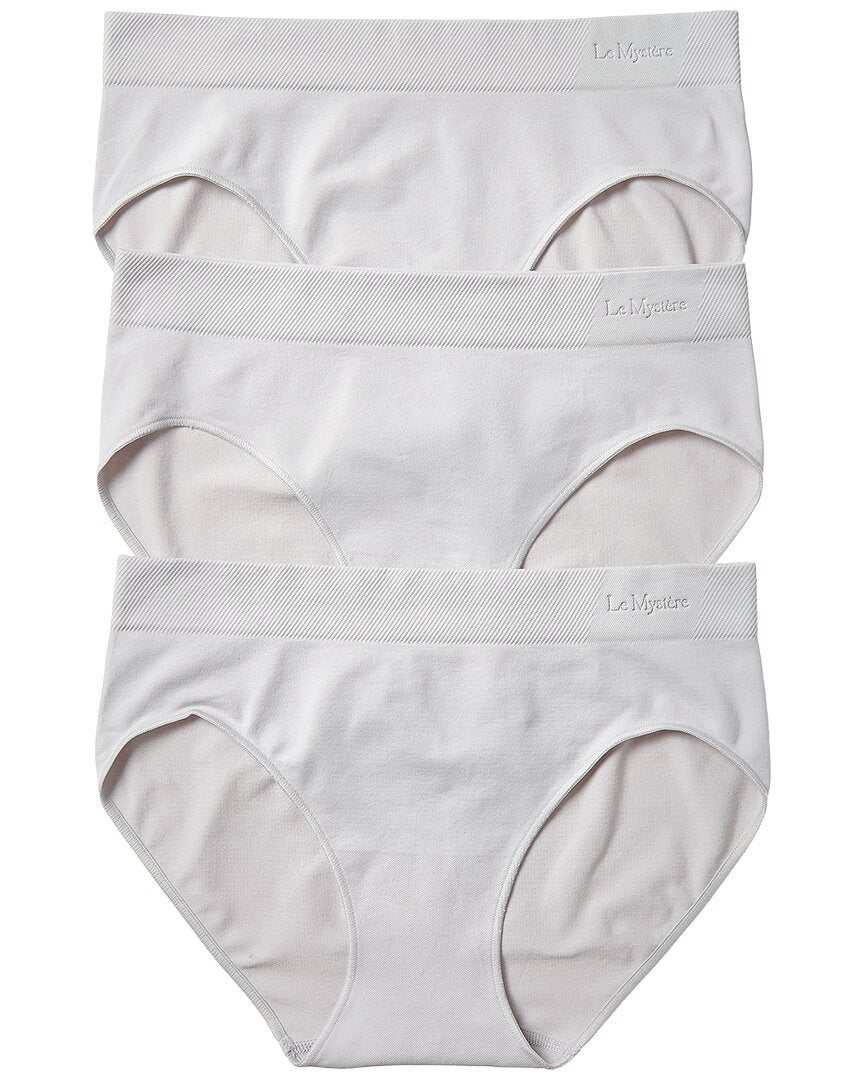 

Le Mystere 3pk Seamless Comfort Hipster, серебряный