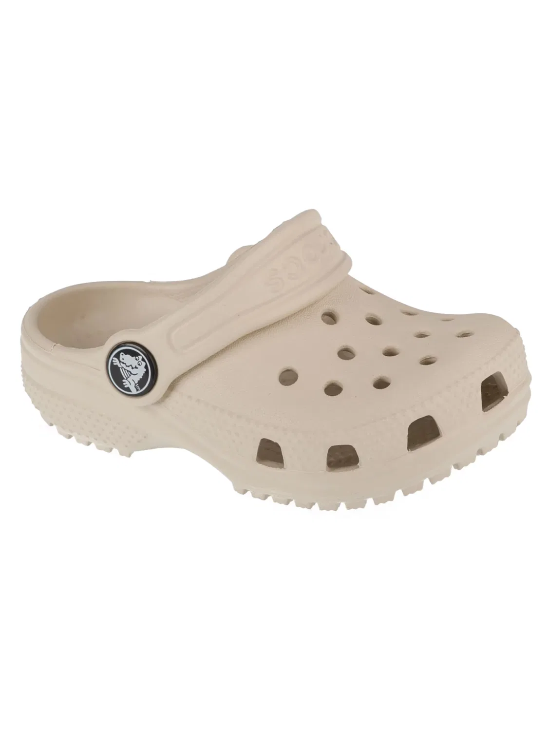 Сандалии Crocs Classic Clog Kids T светло-бежевого цвета