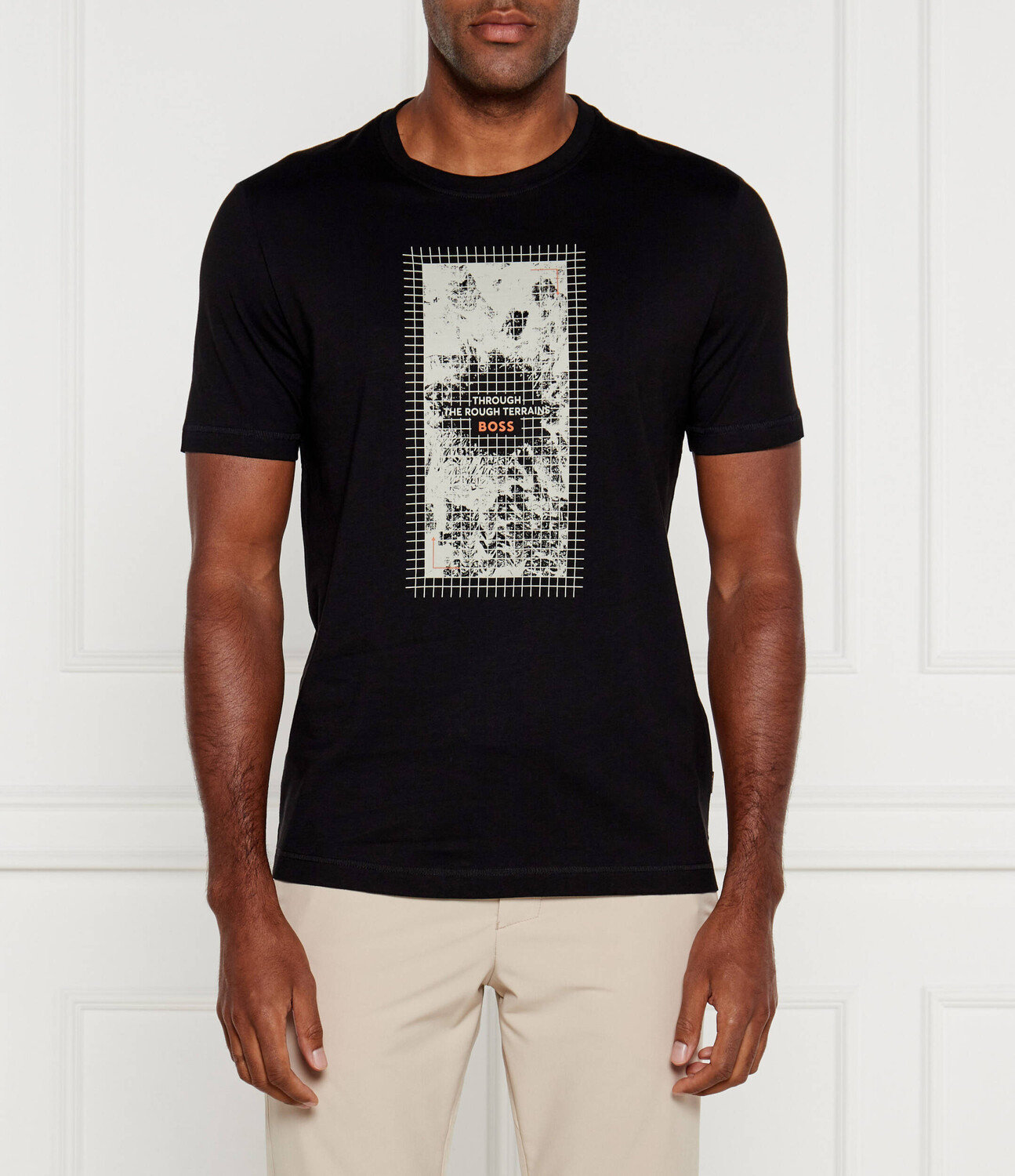

Футболка BOSS ORANGE Regular Fit, черный