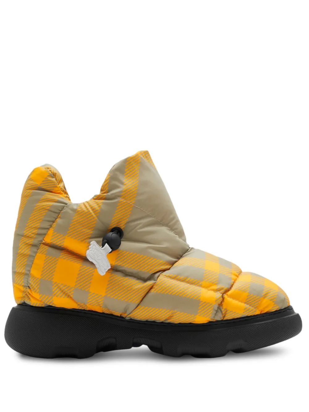 Дутые сапоги Check Pillow BURBERRY, нейтральный