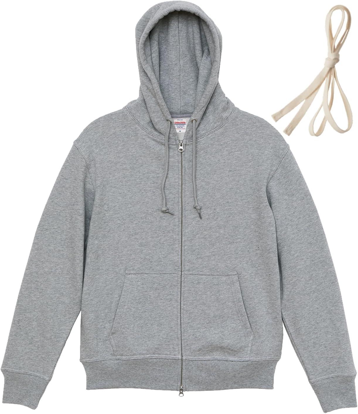 

Мужская толстовка с капюшоном United Athle 576701, серый/бежевый