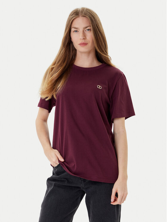 

Футболка loose fit 252TP2057 Twinset, красный