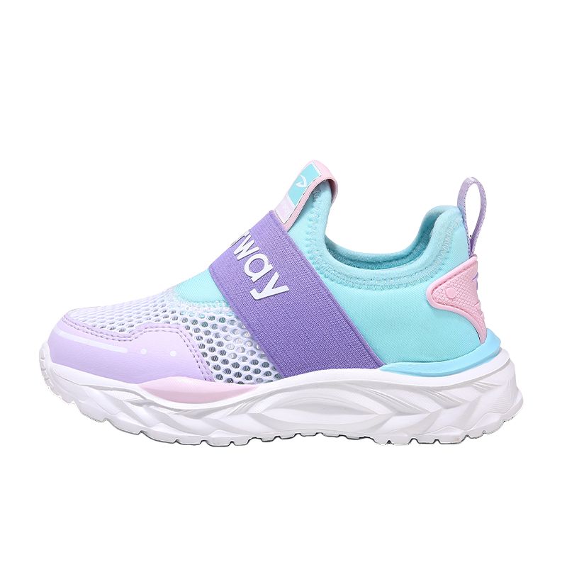 

DEERWAY Скользостойкие, износостойкие, легкие амортизирующие низкие кроссовки Portuguese Grape Purple детские