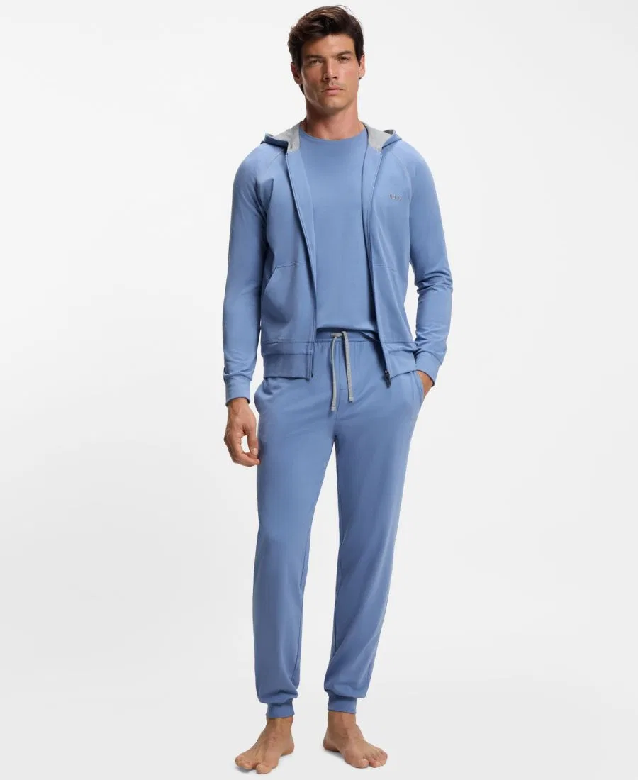Мужская футболка Mix & Match стандартного кроя BOSS, Pastel Blue — фото 2