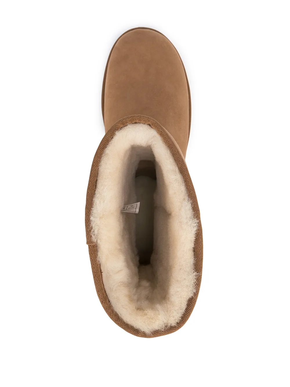 Мужские угги UGG замшевые с подкладкой из овечьей шерсти, светло-коричневый — фото 3