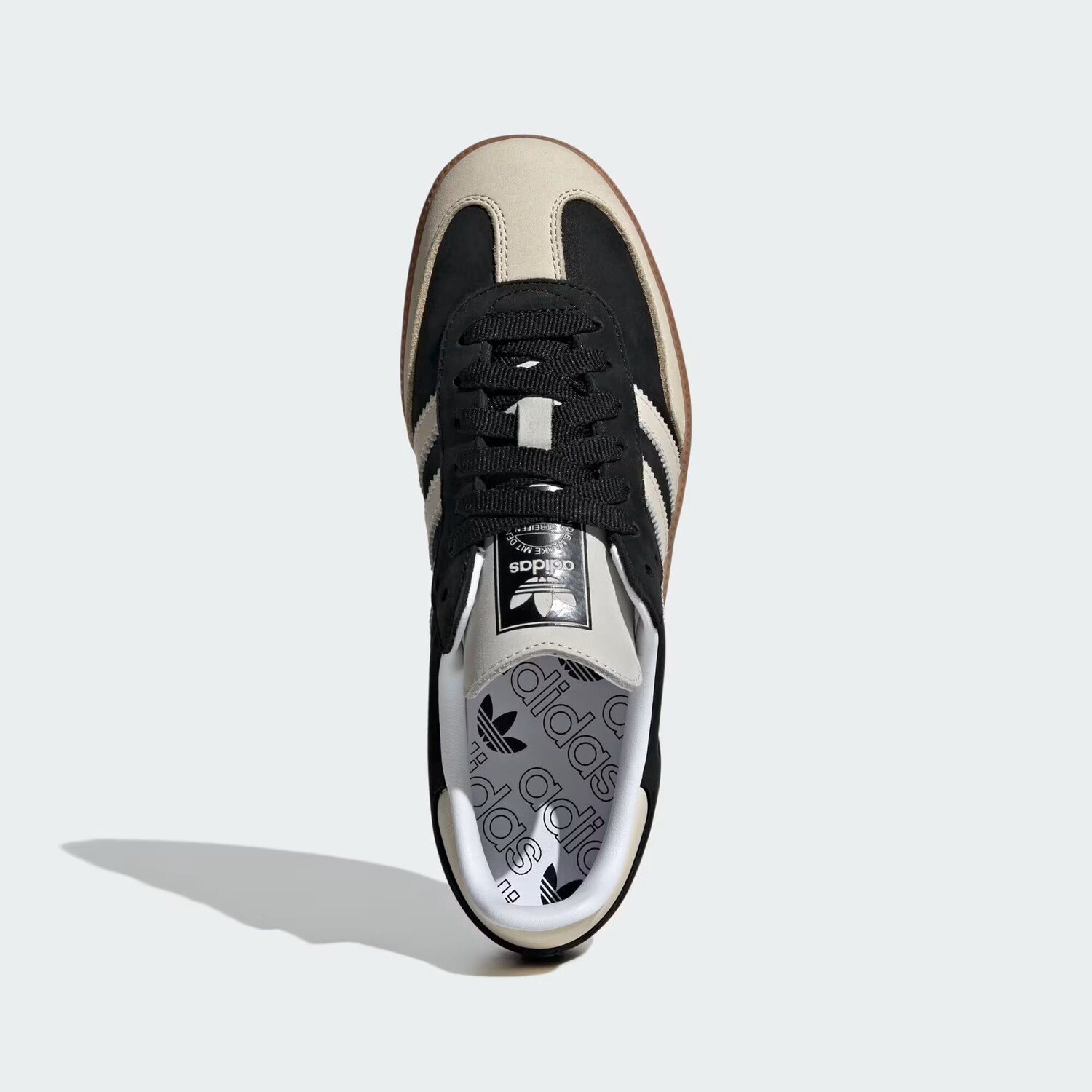 Кроссовки SAMBA OG W Adidas, цвет Core Black/Wonder White/Silver Metallic — фото 3