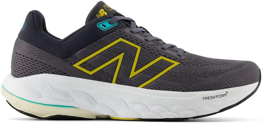 Мужские кроссовки New Balance Fresh Foam X 860 V14, Magnet/Ginger Lemon/Cyber Jade — фото 3