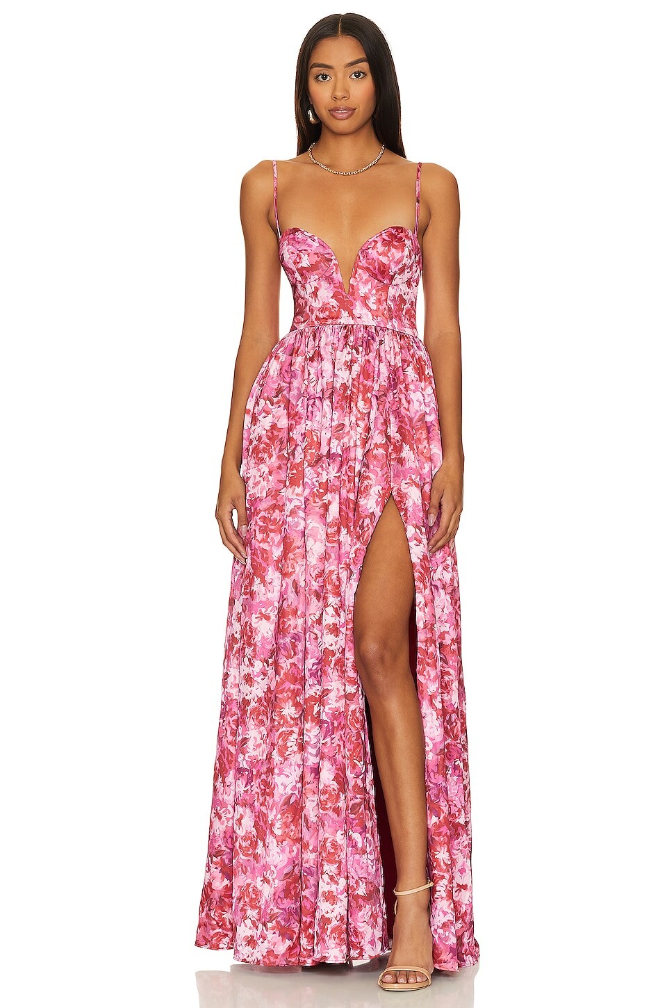 

Платье Lovers and Friends Mallory Gown, цвет Monet Floral