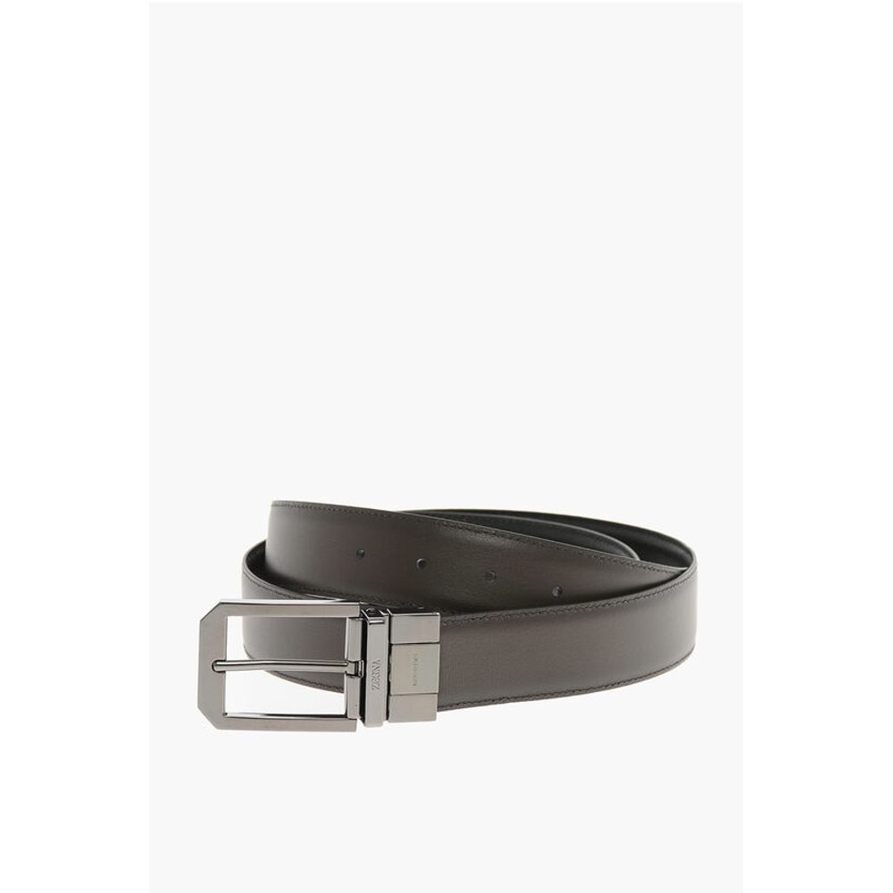 

Черный пояс из коровьей кожи Ermenegildo Zegna, Black