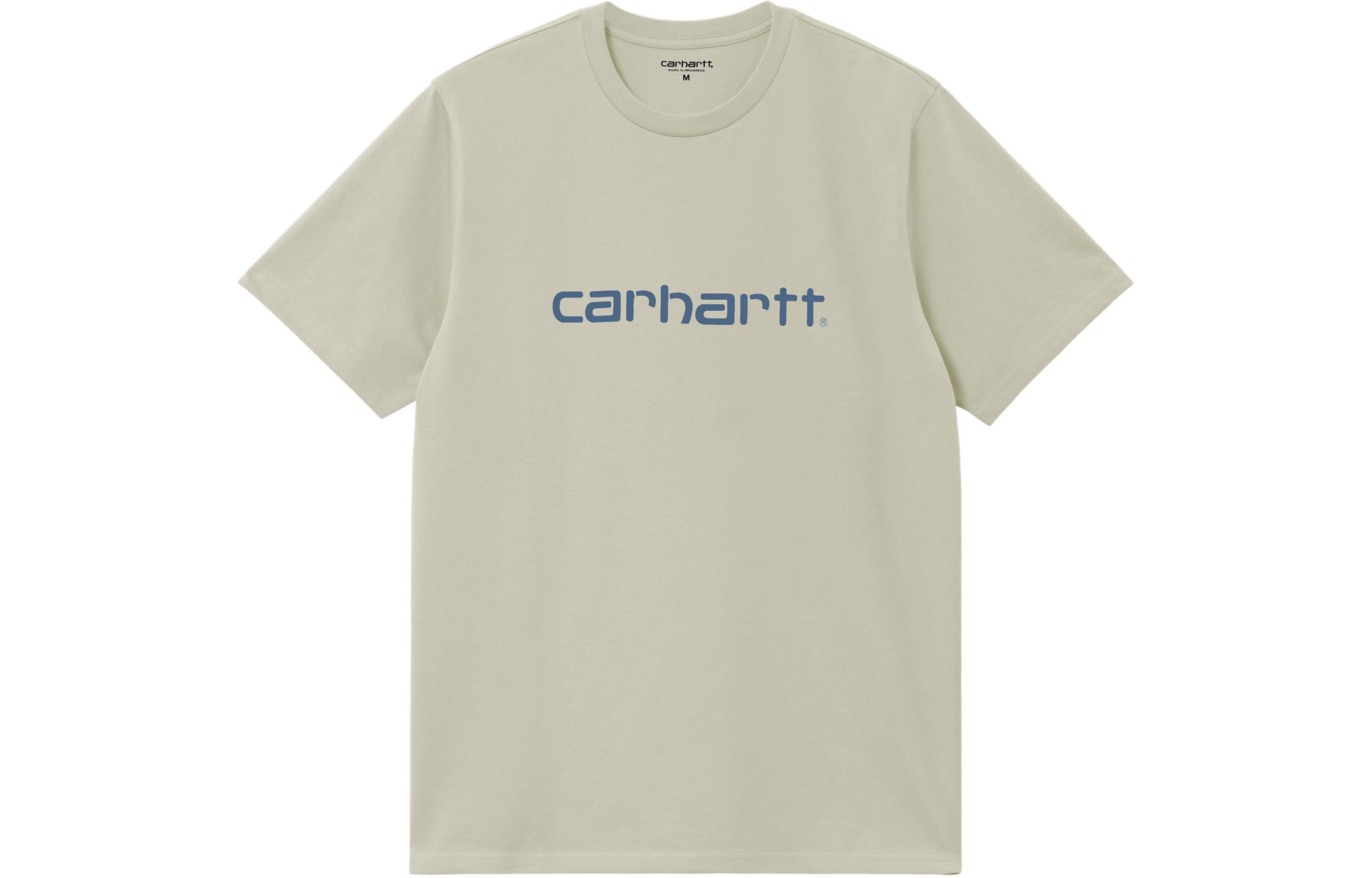 

Футболка из хлопка с принтом Carhartt WIP, светло-зеленый