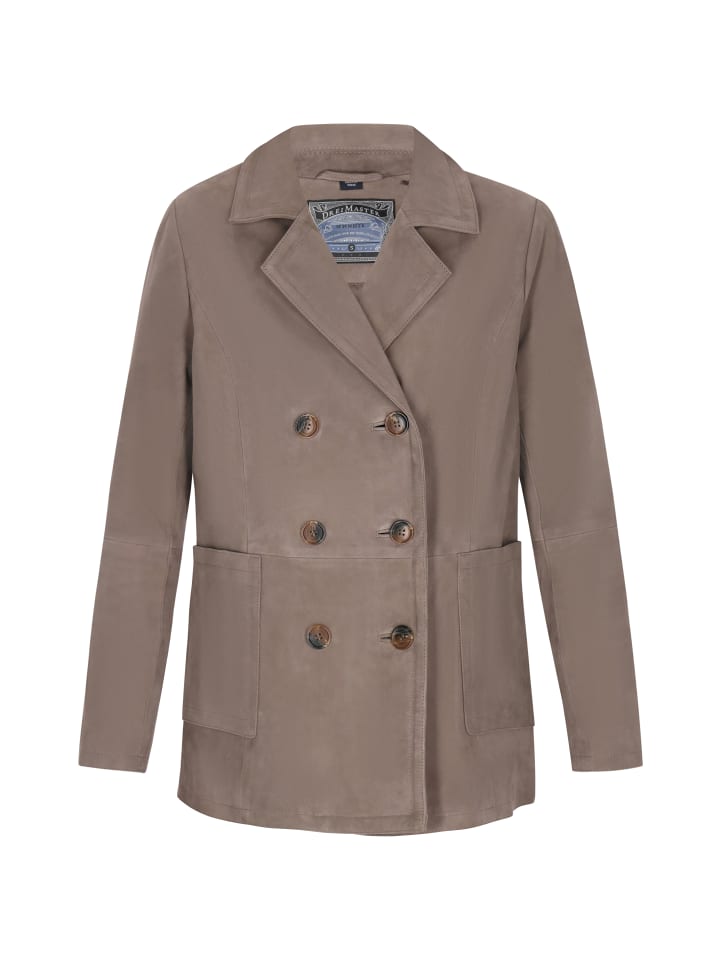 

Кожаная куртка DreiMaster Vintage, цвет taupe grey, Серый, Кожаная куртка DreiMaster Vintage, цвет taupe grey