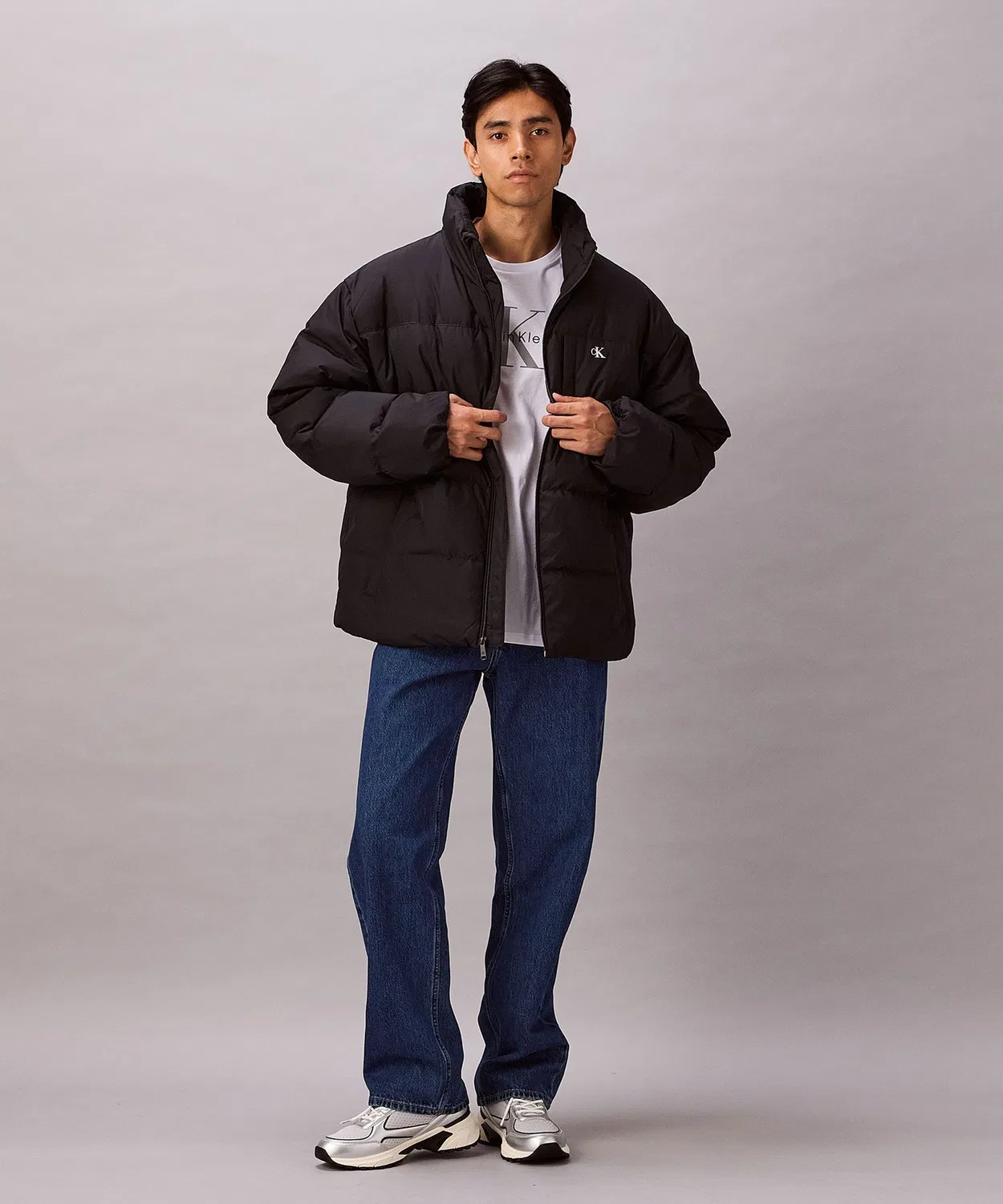 Пуховик Calvin Klein Jeans черный — фото 2