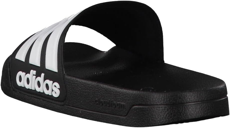 Мужские шлепанцы для душа Adidas Adilette, белый/черный — фото 4