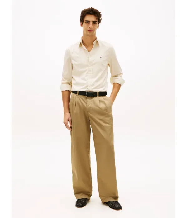 Рубашка regular fit Tommy Hilfiger, бежевый — фото 2