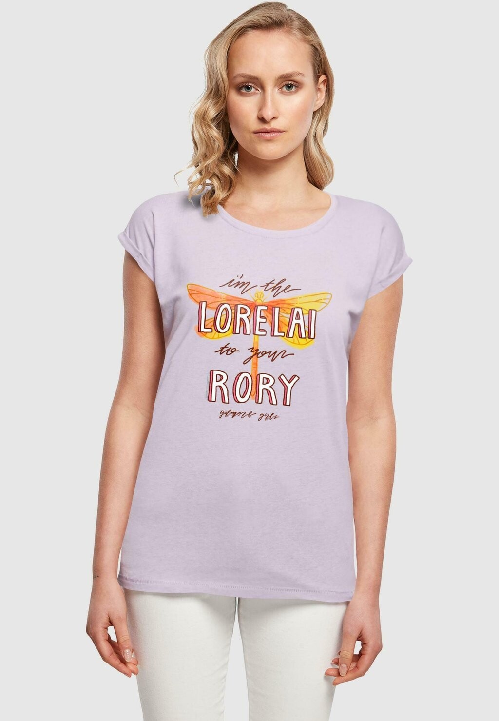 

Футболка с принтом GILMORE GIRLS -I M THE LORELAI TO YOUR RORY ABSOLUTE CULT, фиолетовый