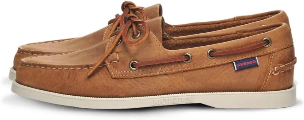 Мужские высокие сапоги Sebago Docksides Portland Crazy High Boot Shoes, Brown Tan 912