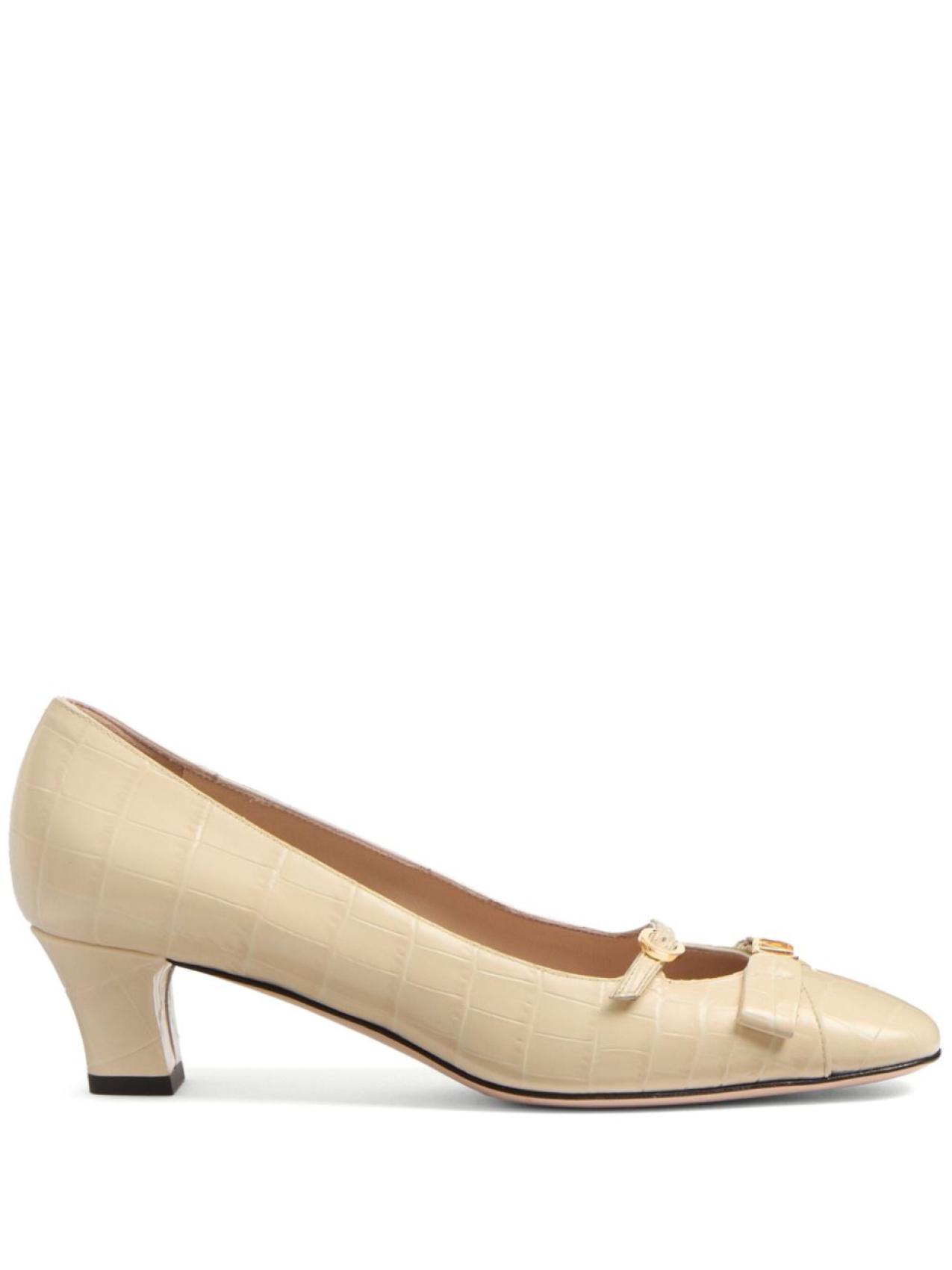 Valentino Garavani туфли Bowow D?collet? 45, нейтральный