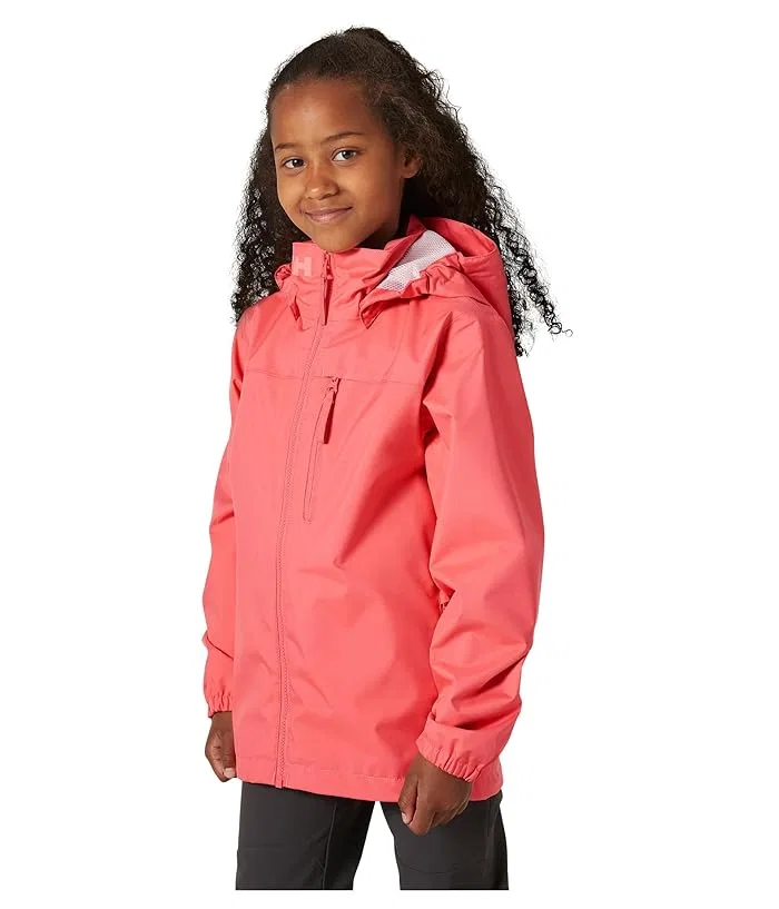 Куртка с капюшоном водонепроницаемая Crew Hooded Jacket Helly Hansen Kids, Meta Pink