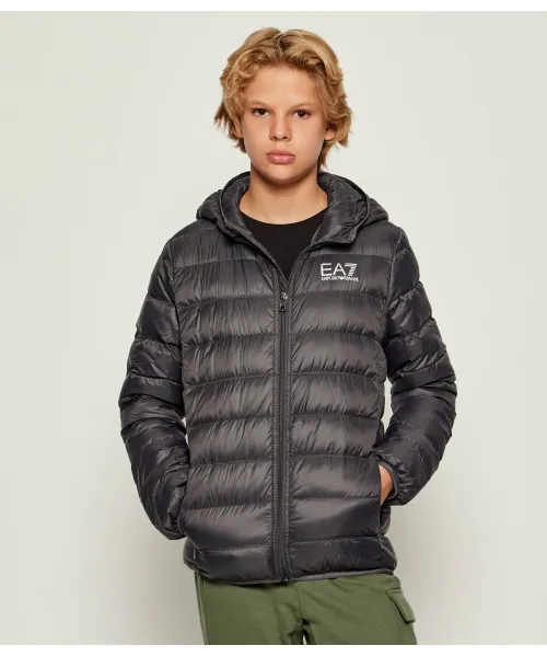 

Пуховик Regular fit Ea7, серый