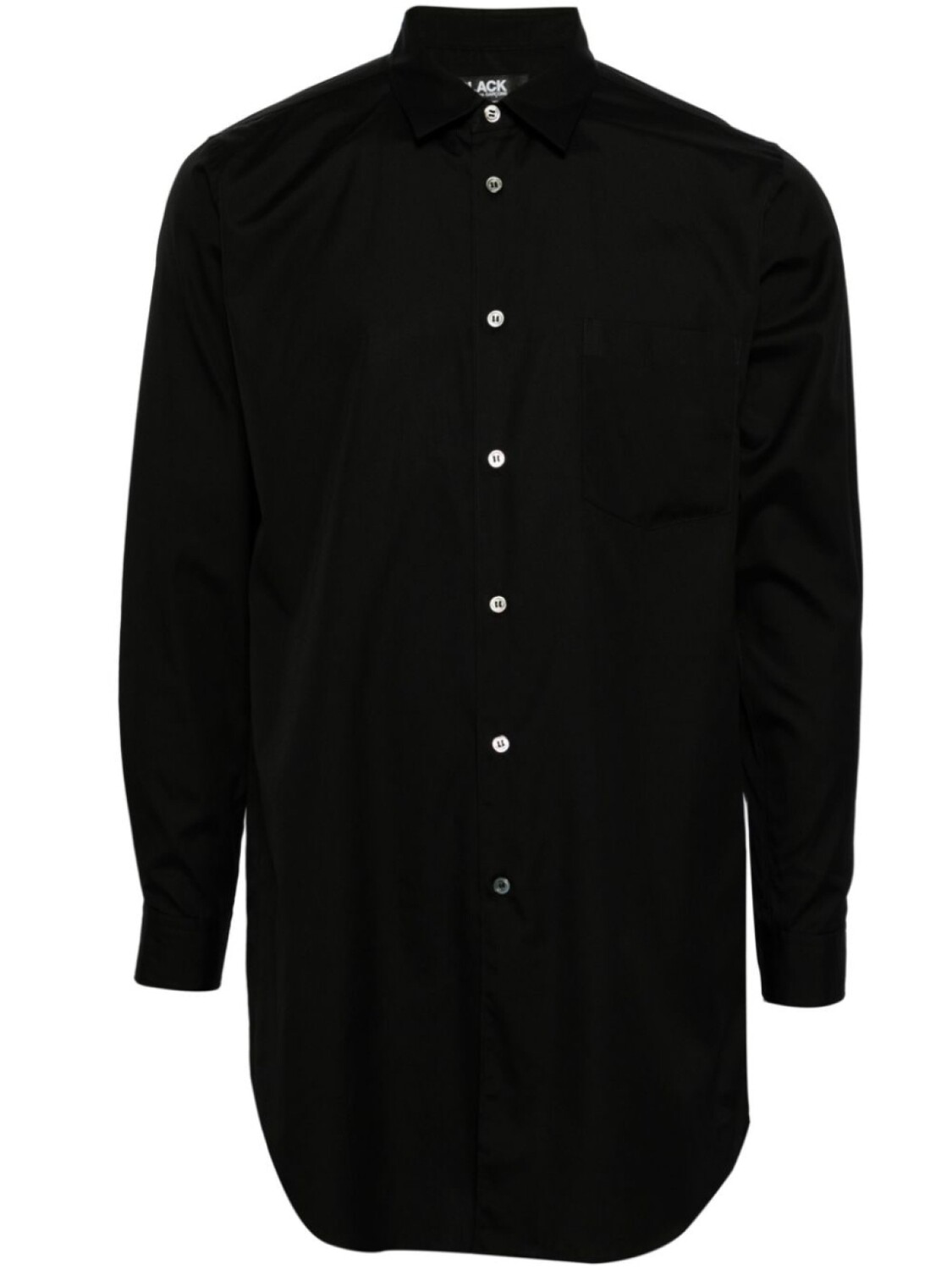 

Black Comme Des Garçons рубашка с классическим воротником, черный