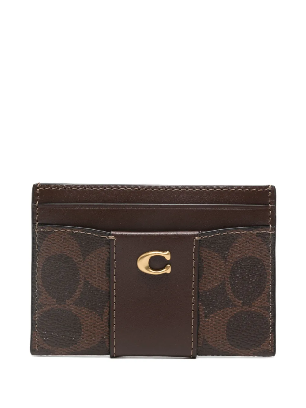 

Фирменный держатель для карт из канвы Coach