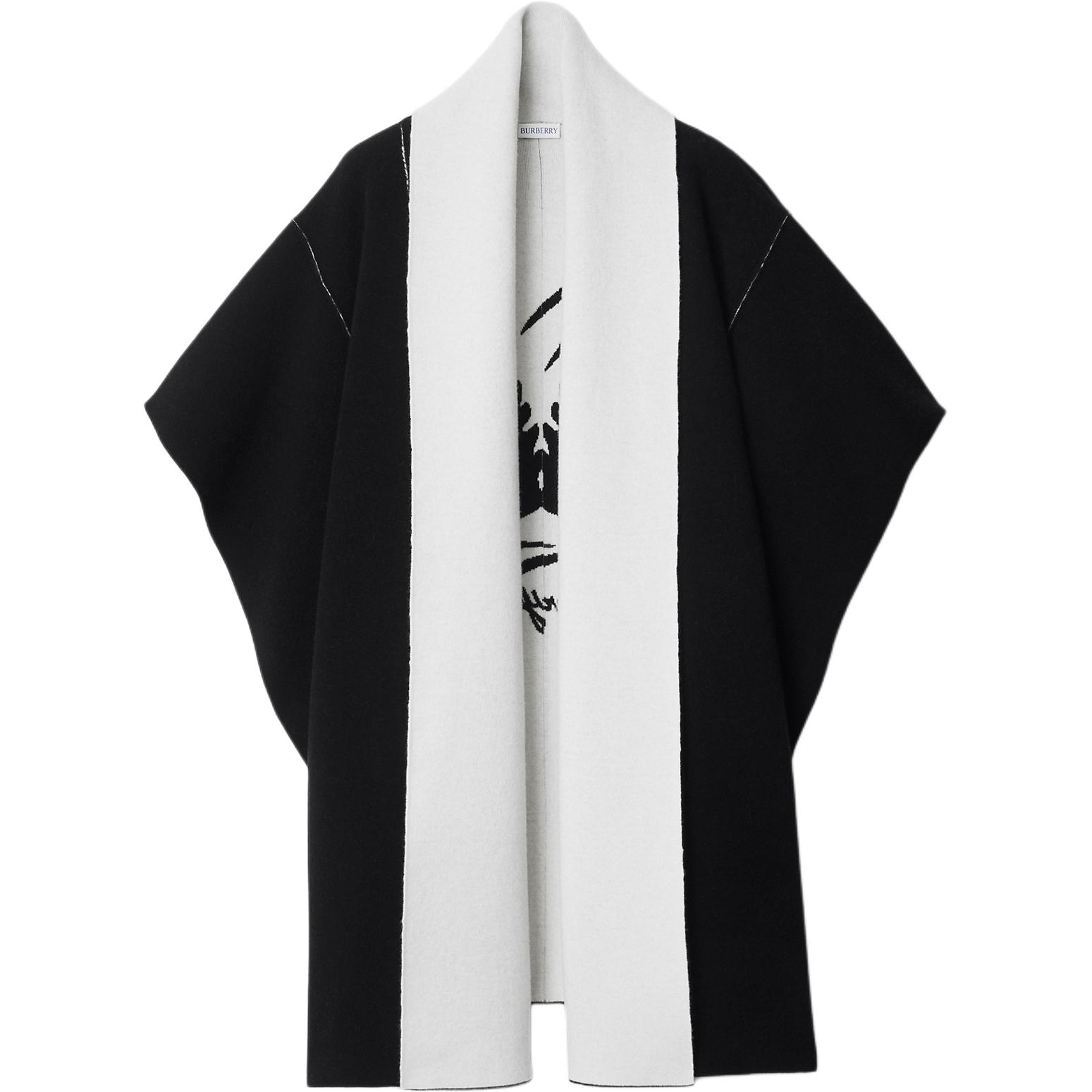 

Ковер с изображением лошади в зеркальном отражении Burberry, черный