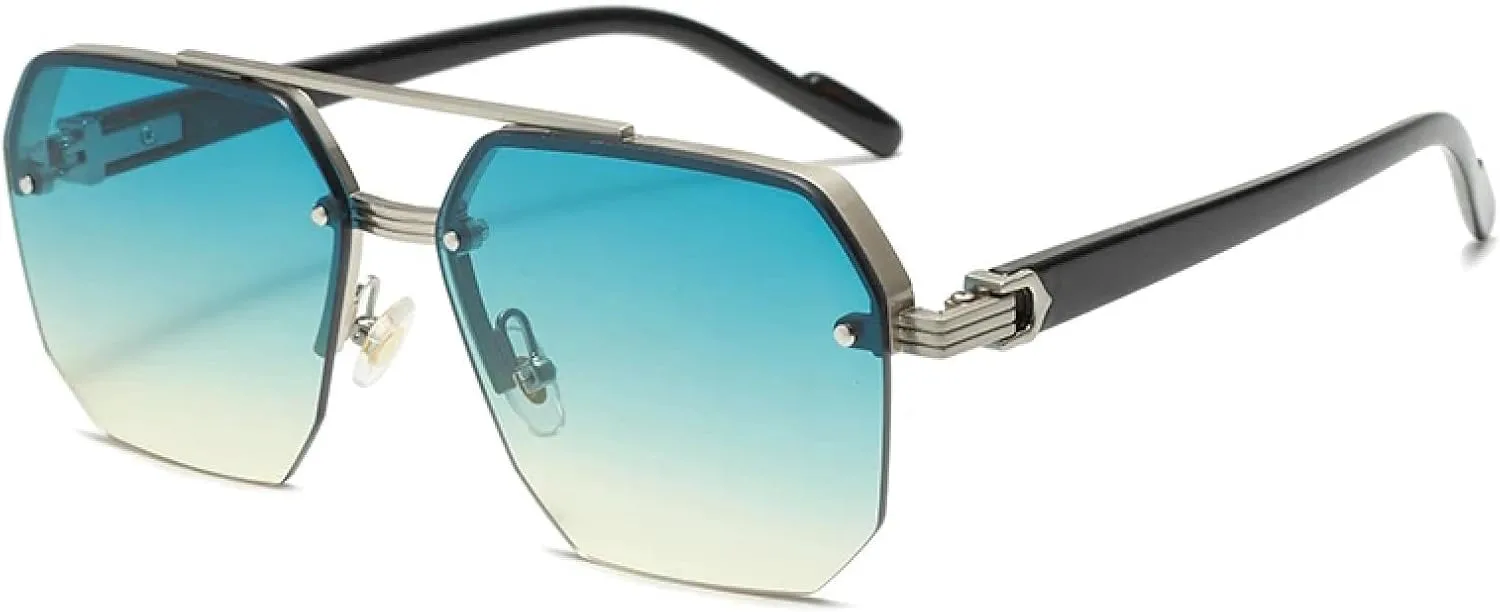 

Солнцезащитные очки с защитой UV400 | Без оправы, градиентные линзы | для женщин и мужчин, для занятий спортом на открытом воздухе и вождения DSVIGF, Kp1887-c5