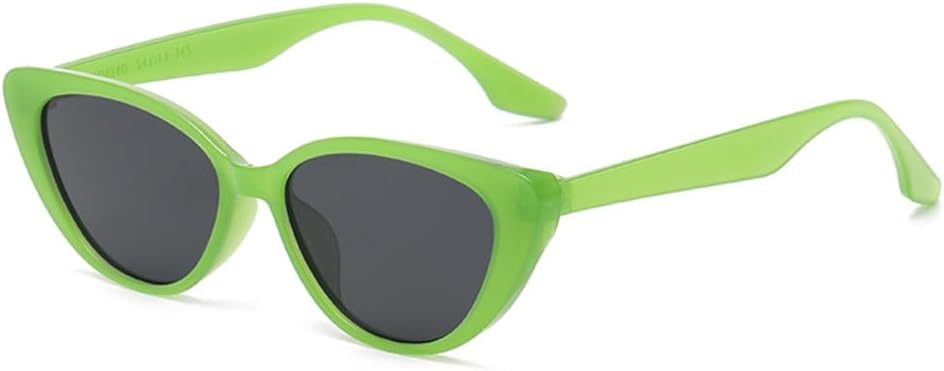 

Солнцезащитные очки LVTFCO «Кошачий глаз» для женщин и мужчин, спортивные очки для активного отдыха, модные очки с защитой от УФ-излучения UV400, стильные очки, Green Grey