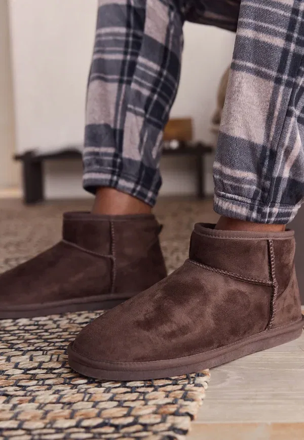 Тапочки Next Regular fit, коричневый — фото 2