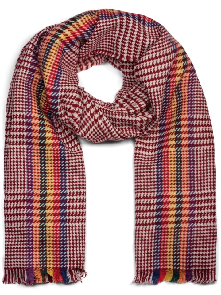 

Шарф styleBREAKER, цвет bordeaux/rot/beige