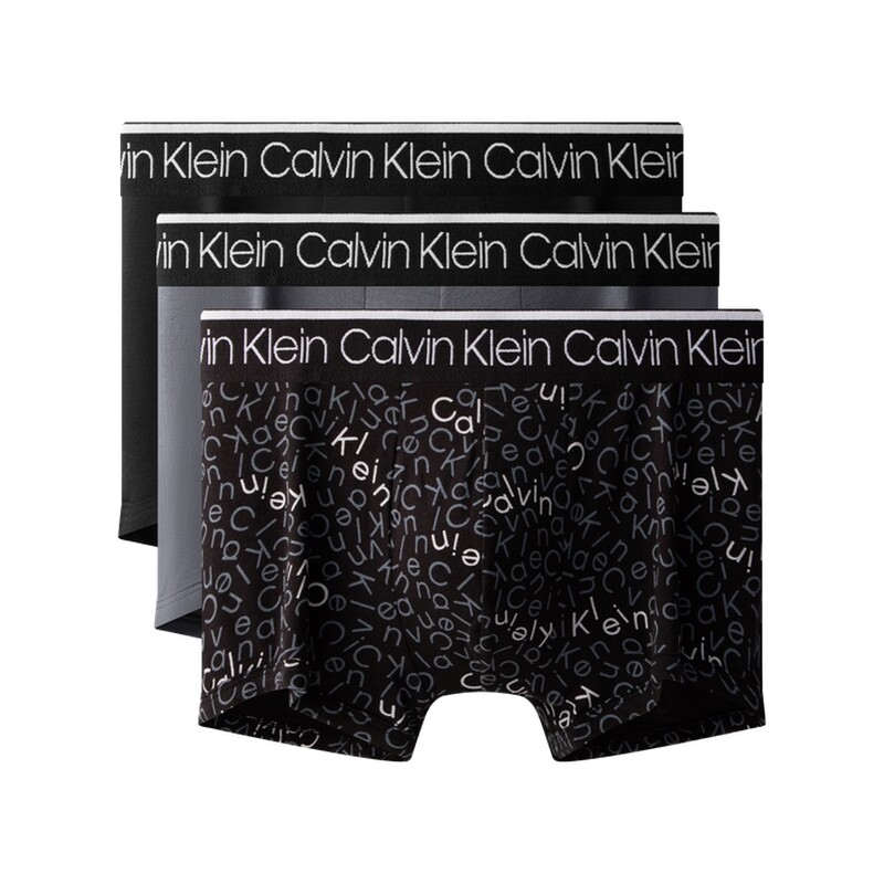 

Трусы-боксеры мужские Calvin Klein с низкой талией, 3 пары