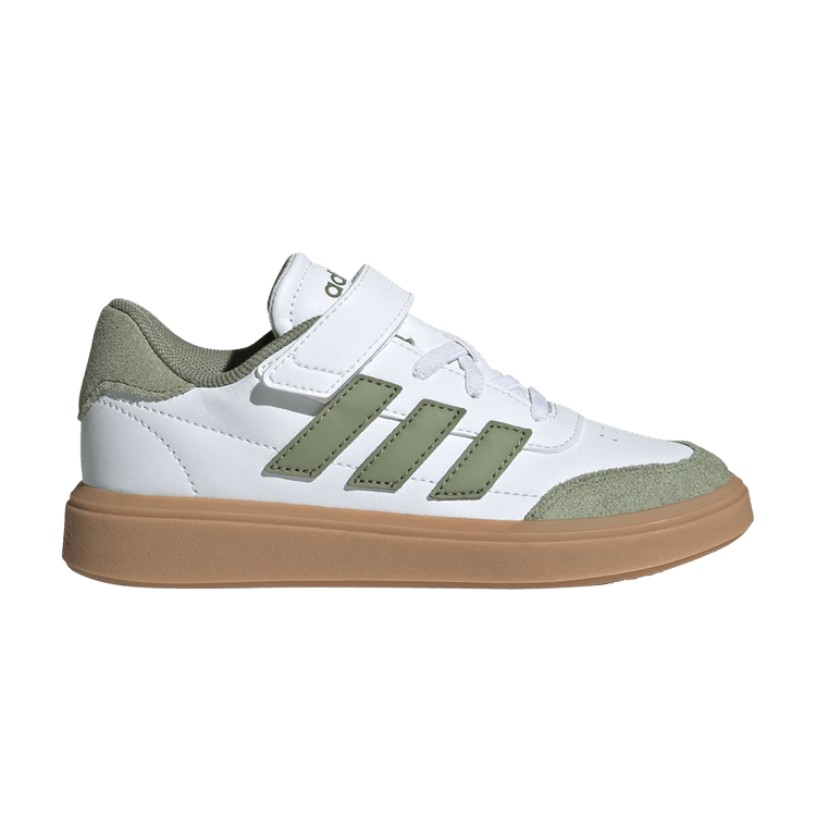 

Кроссовки CourtBlock C 'White Tent Green Gum', белый