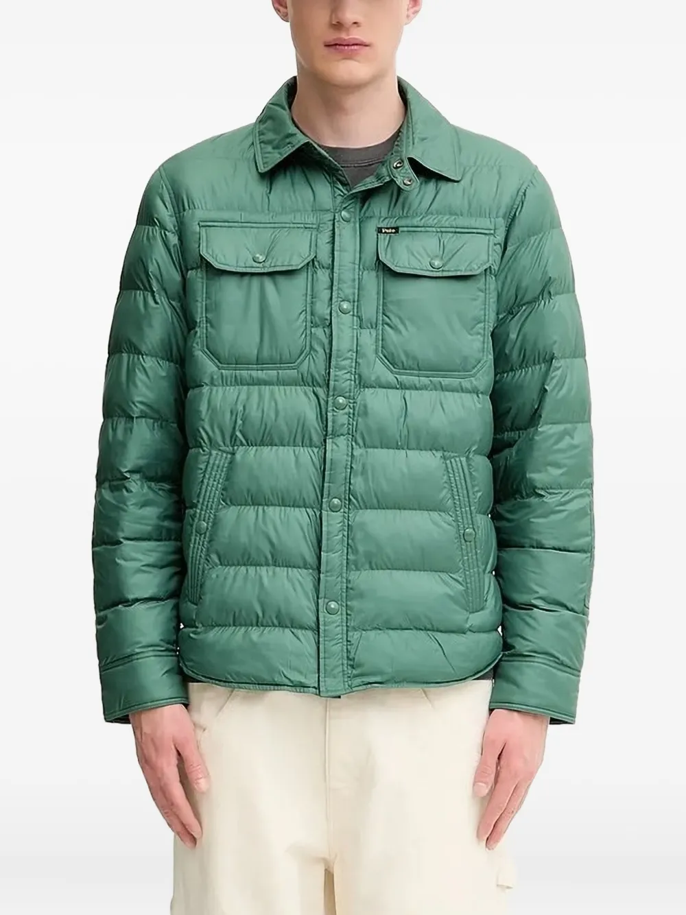 

Стеганая куртка на пуговицах POLO RALPH LAUREN, зеленый