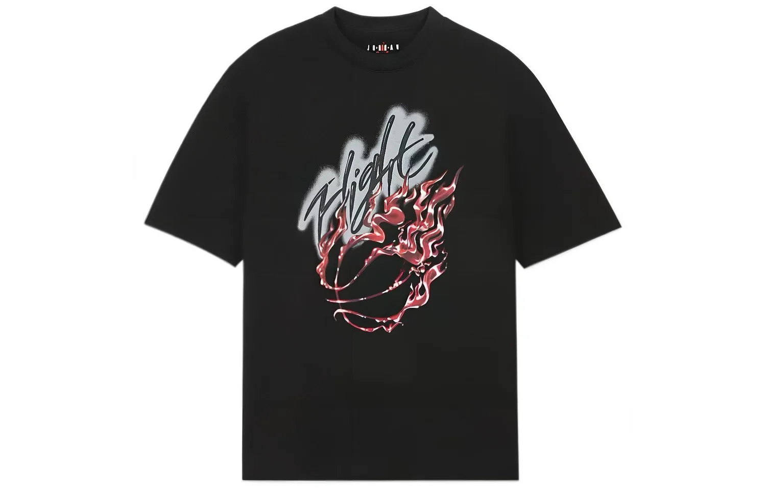 Футболка с принтом Travis Scott Flight Jordan, черный
