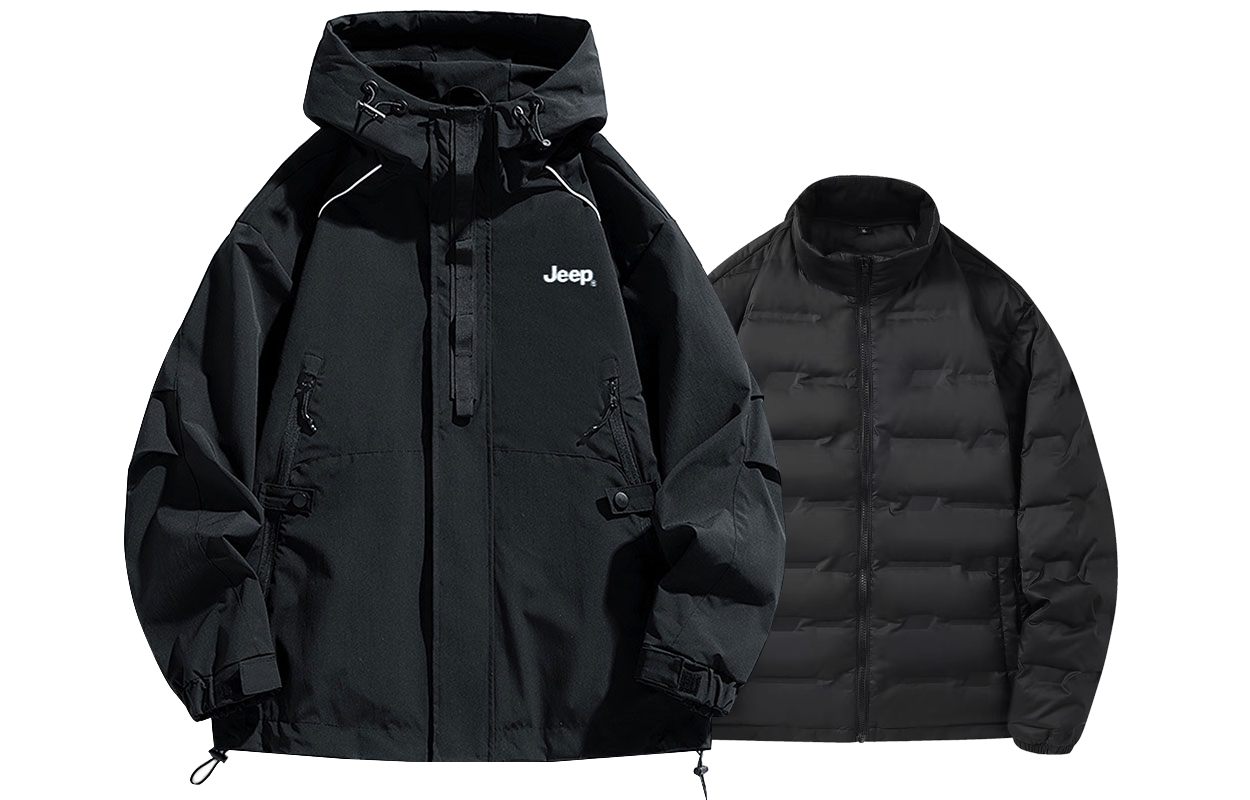 

Jeep Куртка Unisex, Pure Black (Down Jacket Liner)