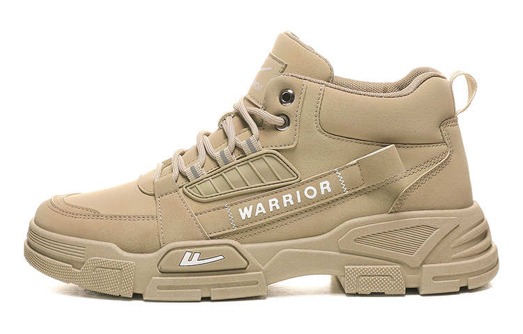 

Воин Антискользящие и износостойкие дышащие балансировочные высокие мартинсы мужские, желтые с флисовой термоподкладкой