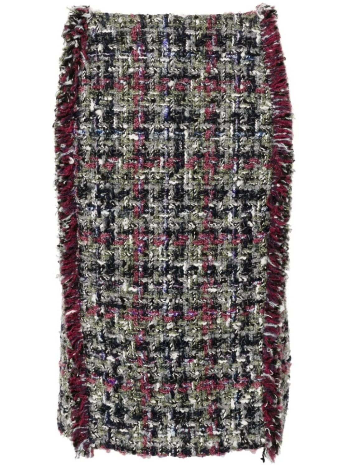 

ETRO юбка миди из ткани букле, серый