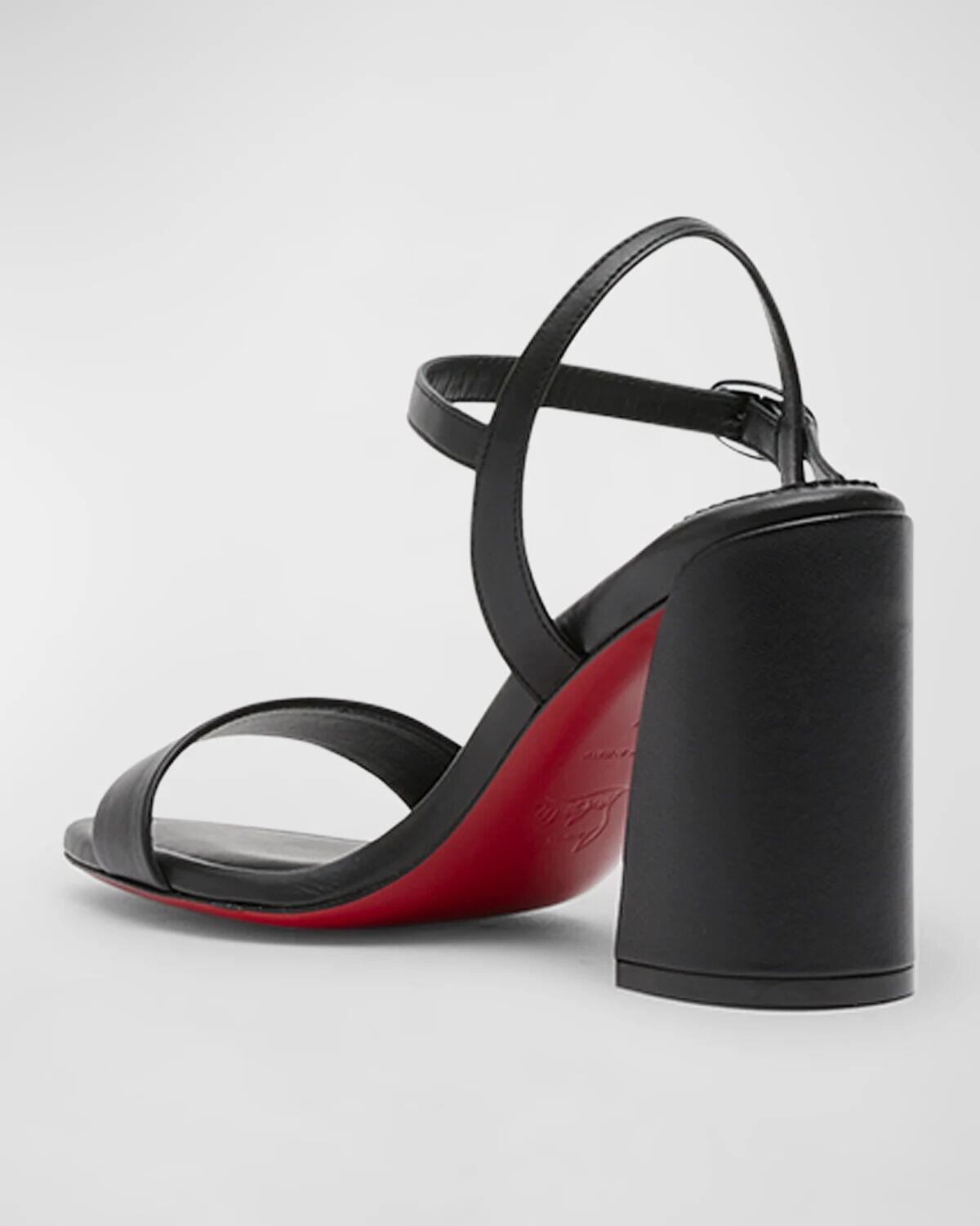 Сандалии Miss Jane с красной подошвой и ремешком на щиколотке Christian Louboutin, цвет Black — фото 4