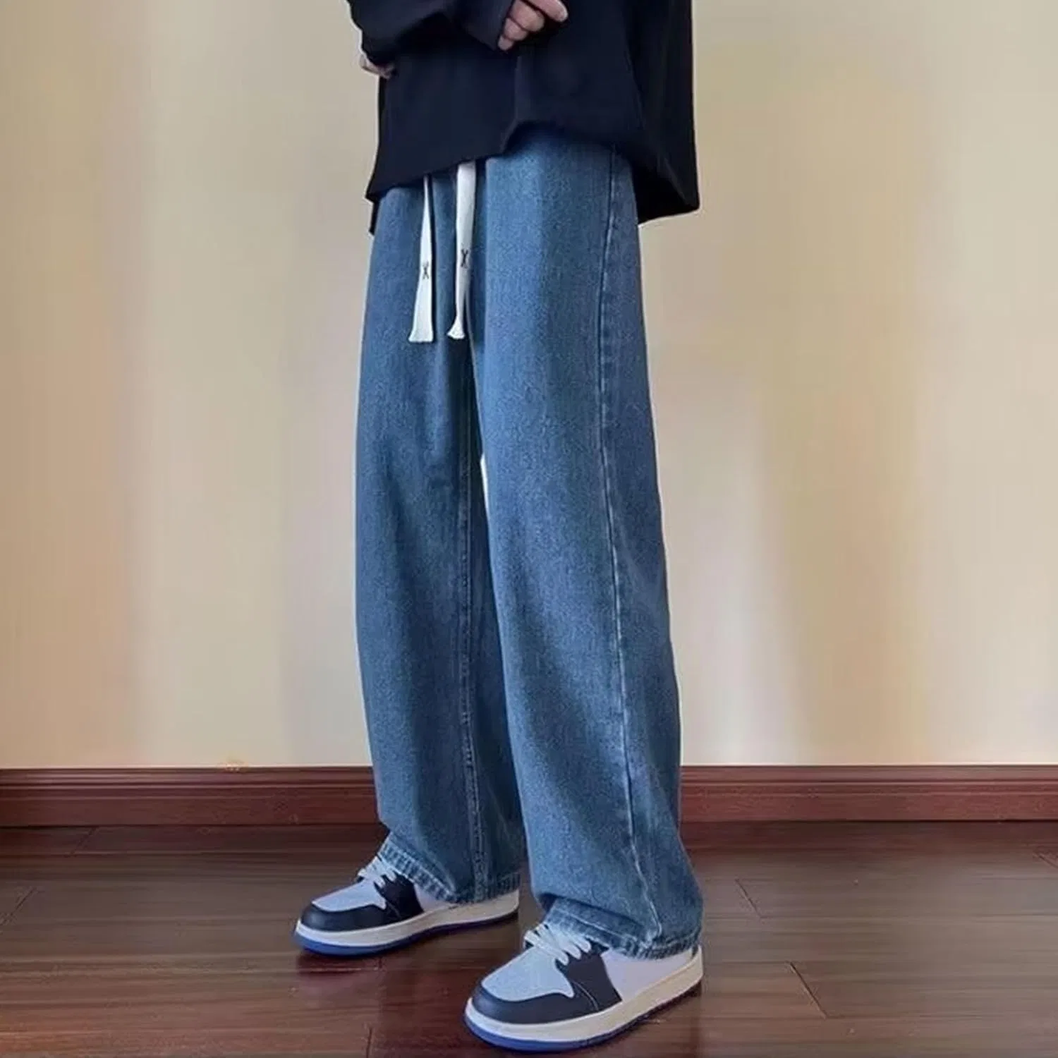 Джинсы свободные Hip Hop Jean, синий — фото 3